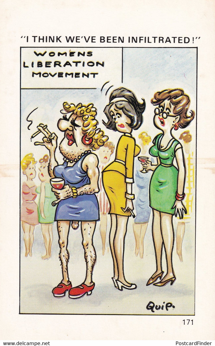 Womens Lib Comic Postcard - Non Classés