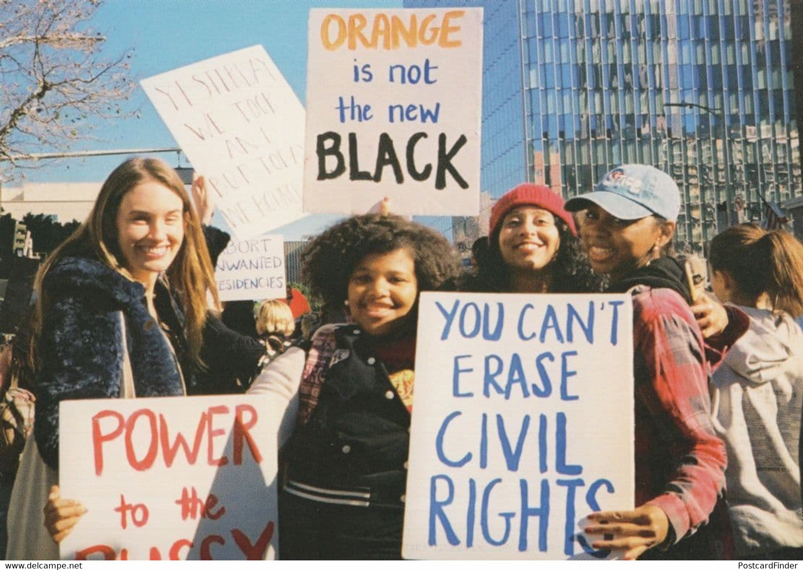 Civil Human Rights Power To Women Equality March Postcard - Non Classés