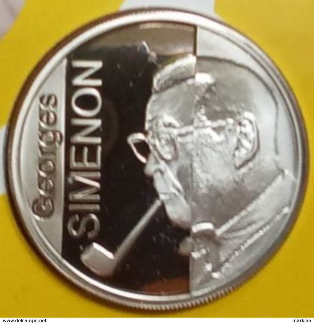 Belgium - 2003 - George's Simenon - Birth Centenary - 10€ Fine Silver Proof Coin - Sin Clasificación