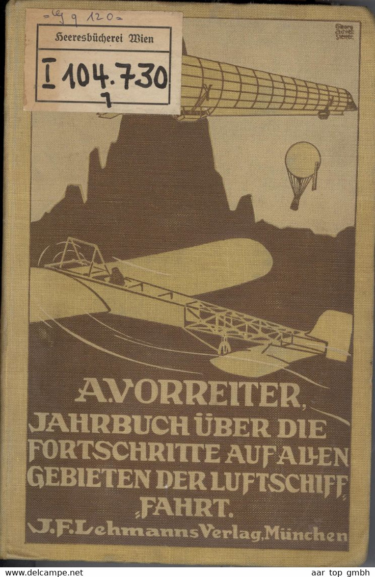 DE, Jahrbuch über Die Fortschritte Auf Allen Gebieten Der Lufftschiffahrt 1911 A.Vorreiter 507S. 1317Gr.Original Gebr. - Otros & Sin Clasificación