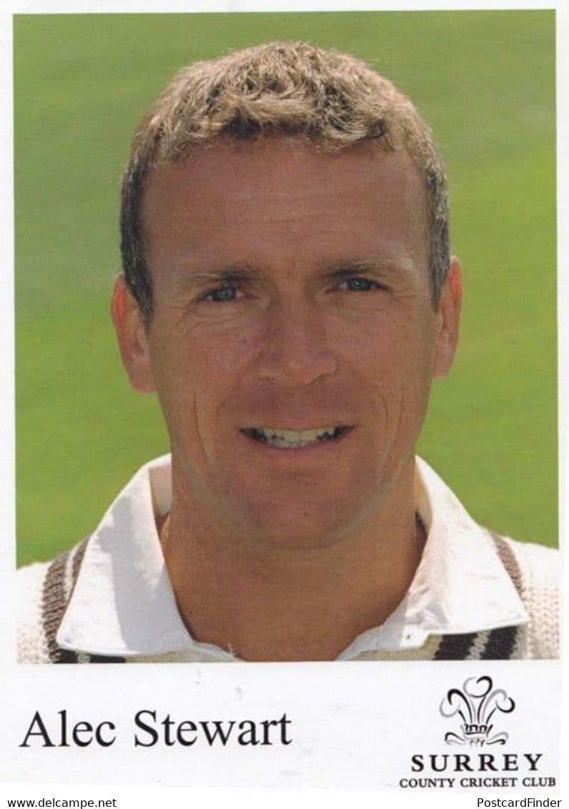 Alex Stewart Surrey Cricket 8x5 Large Official Photo Club Card - Cricket