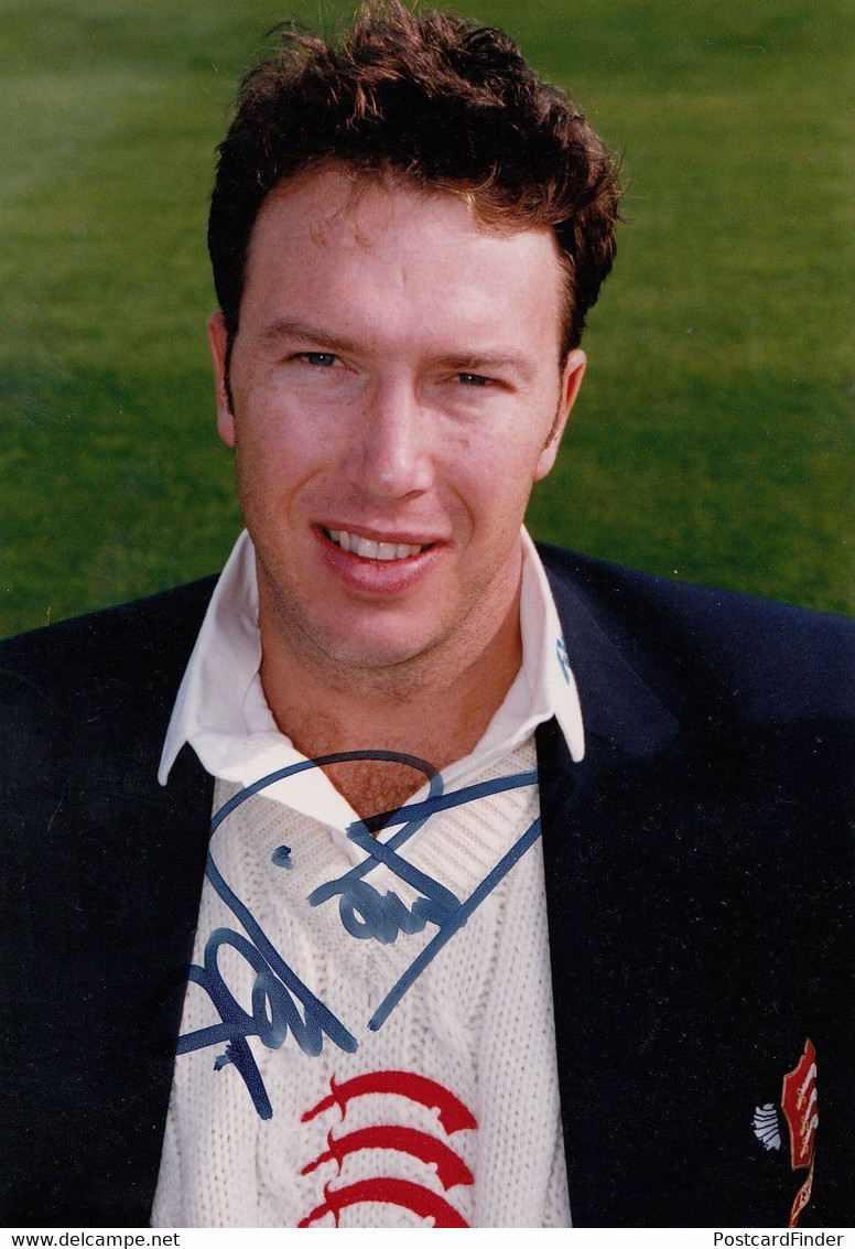 Derek Pringle Cricket Kenya Born English Cricketer Journalist Hand Signed Photo - Cricket