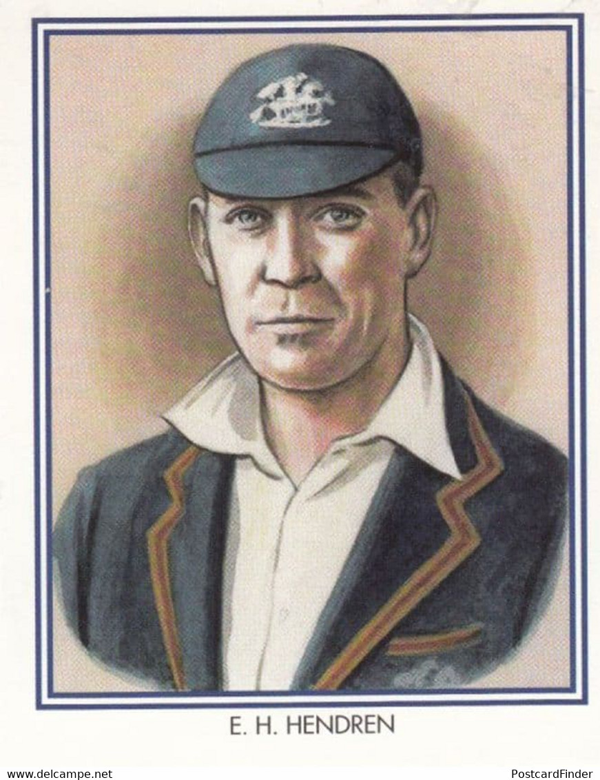 EH Patsy Hendren Middlesex Cricket Club Cricketer Rare Cigarette Card - Cricket