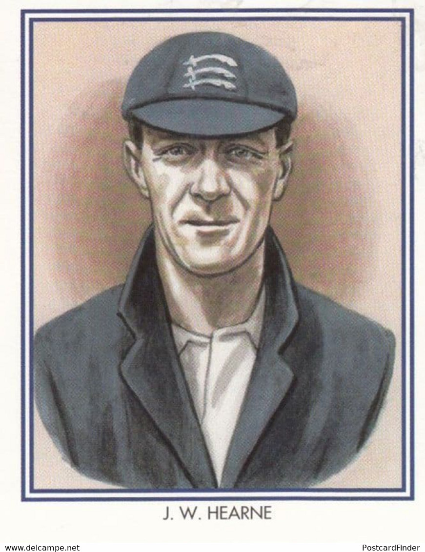JT Young Jack Hearne Middlesex Cricket Club Cricketer Rare Cigarette Card - Cricket