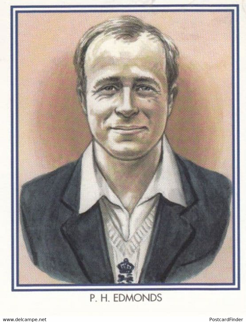 PH Phil Edmonds Middlesex Cricket Club Cricketer Rare Cigarette Card - Cricket