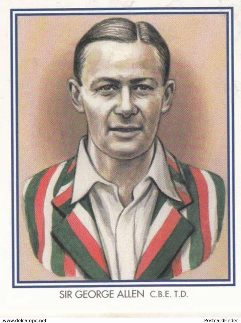 Sir George Allen Middlesex Cricket Club Cricketer Rare Cigarette Card - Cricket