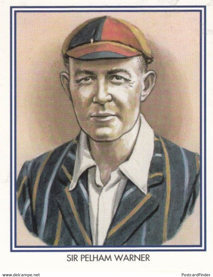 Sir Pelham Plum Warner Middlesex Cricket Club Cricketer Rare Cigarette Card - Cricket