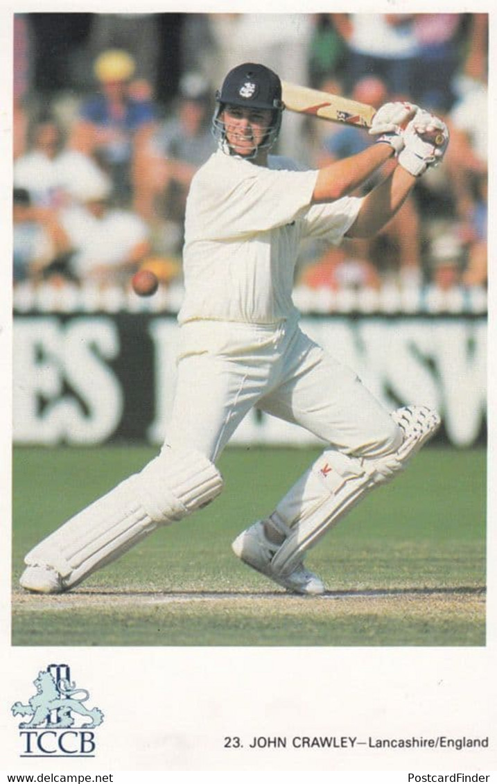 John Crawley Lancashire English International Cricket Player Postcard - Cricket