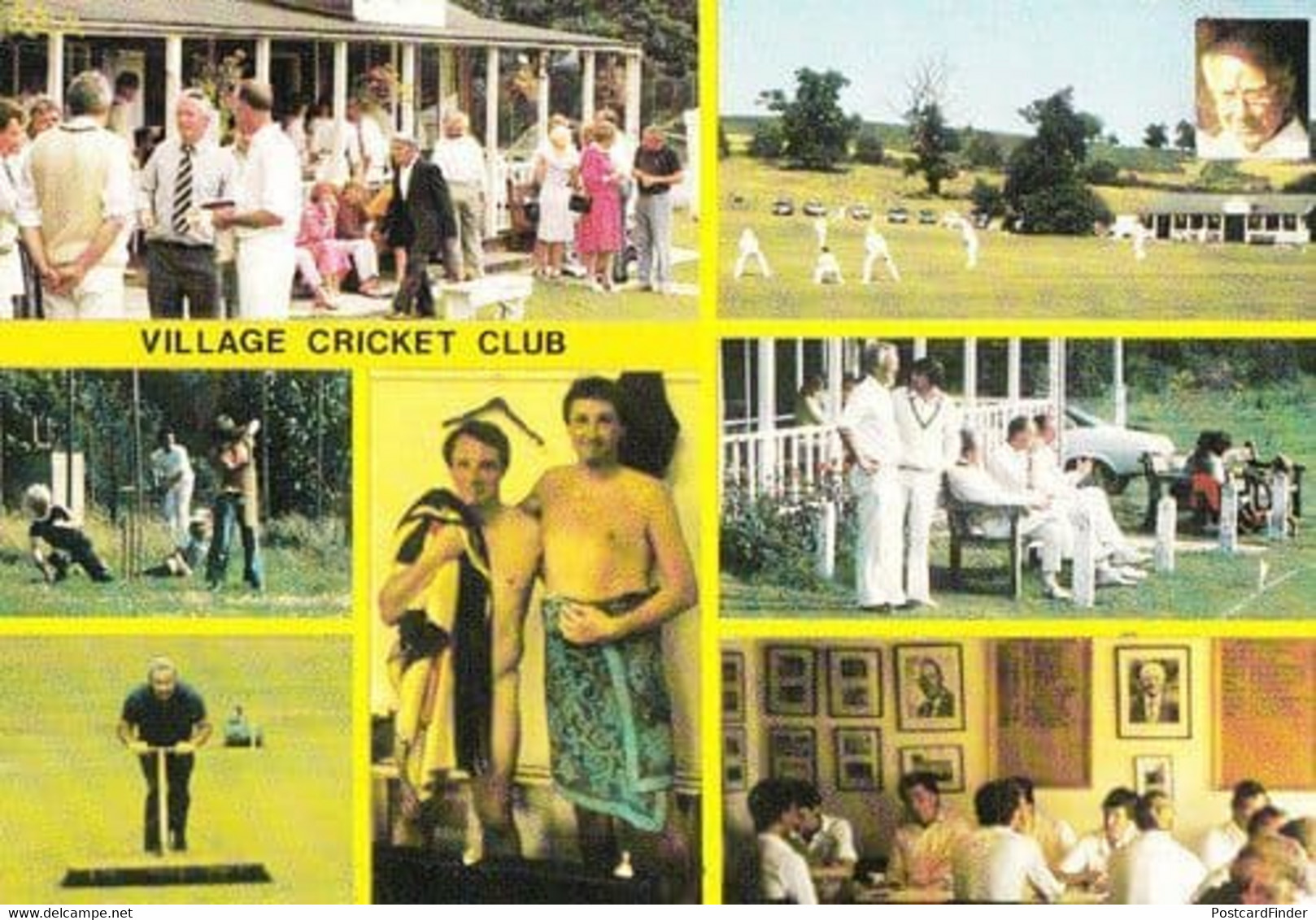 Newtown Linford Cricket Club Leicester Leics Limited Edition Postcard - Cricket