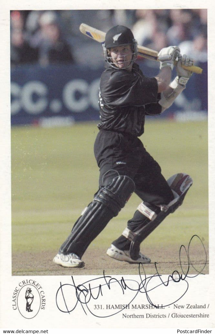 Hamish Marshall Gloucester Cricket Club Hand Signed Photo - Cricket