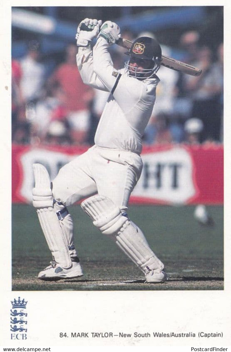 Mark Taylor New South Wales Team Australia Australian Cricketer Cricket Postcard - Cricket