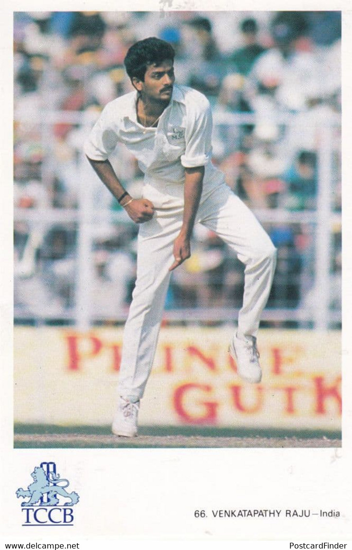 Venkatapathy Raju India Indian International Cricketer Cricket Postcard - Cricket