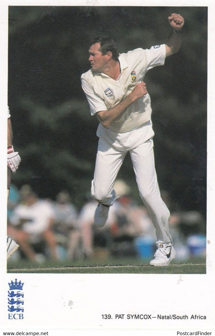 Pat Symcox Natal South Africa African Cricketer Cricket Postcard - Cricket