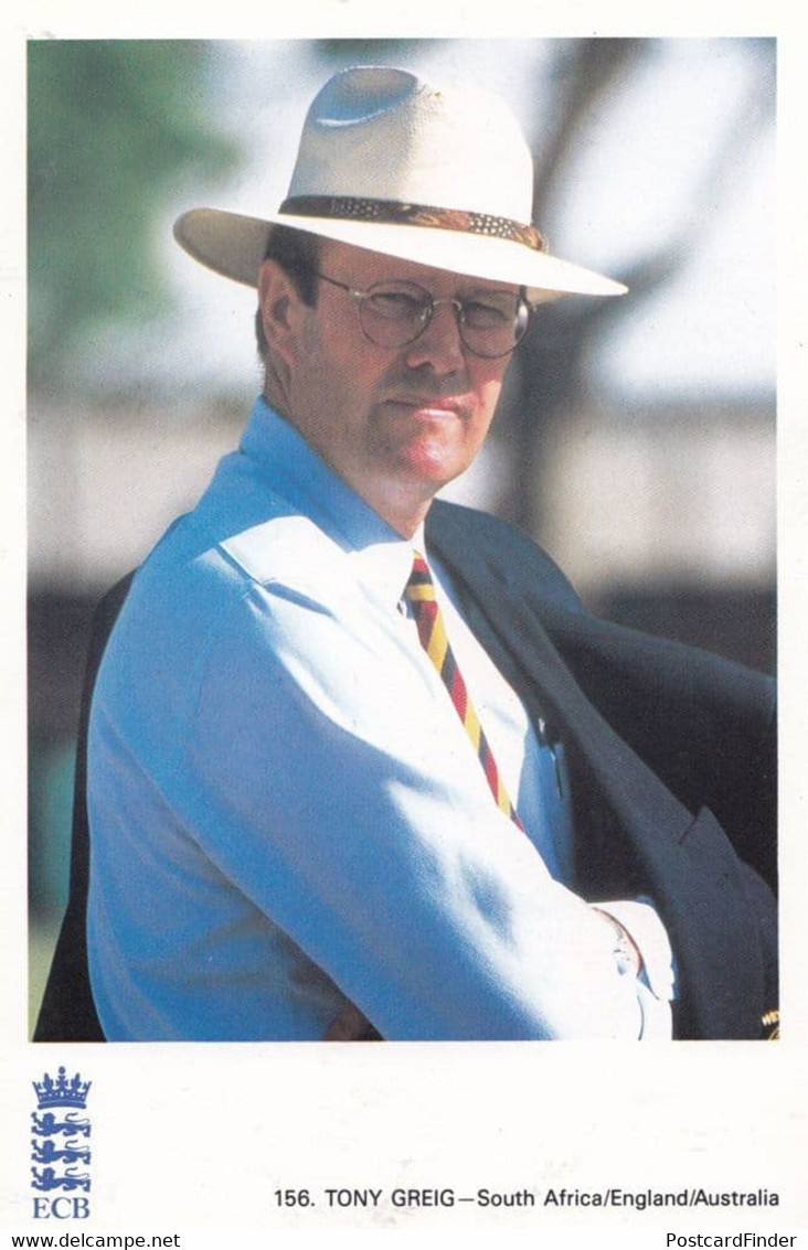 Tony Grieg South African Umpire Cricketer Cricket Postcard - Cricket