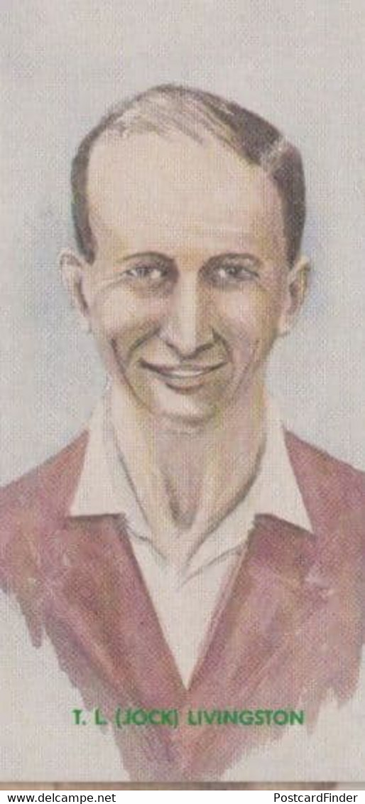 AH Bakewell Northamptonshire Cricket Team Player Antique Cigarette Card - Críquet