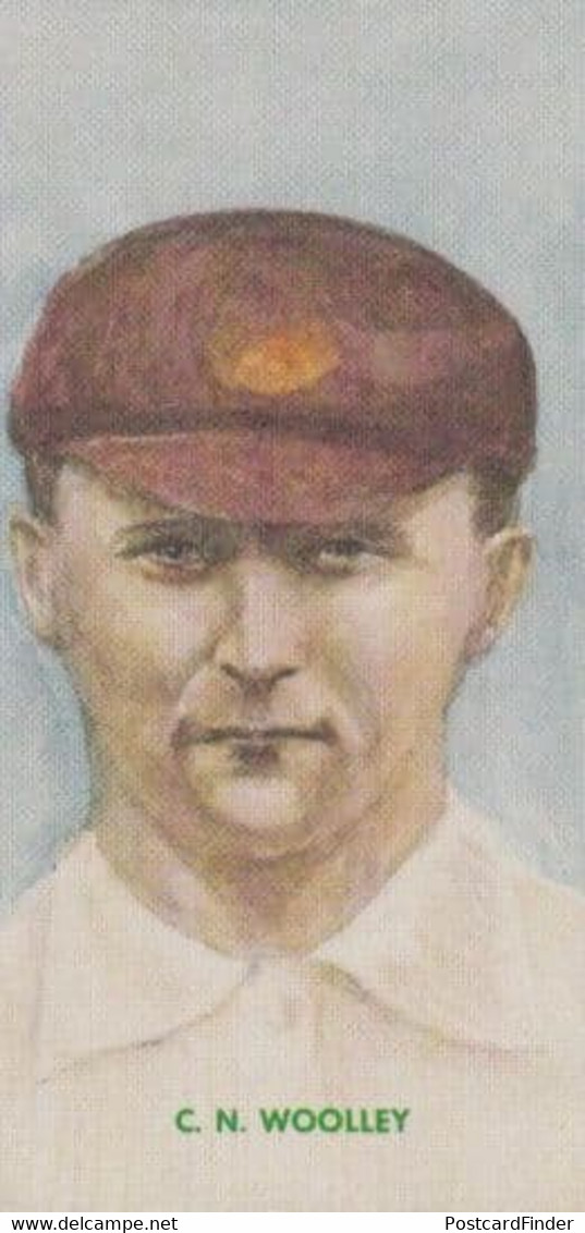 CN Woolley Northamptonshire Cricket Team Player Antique Cigarette Card - Cricket