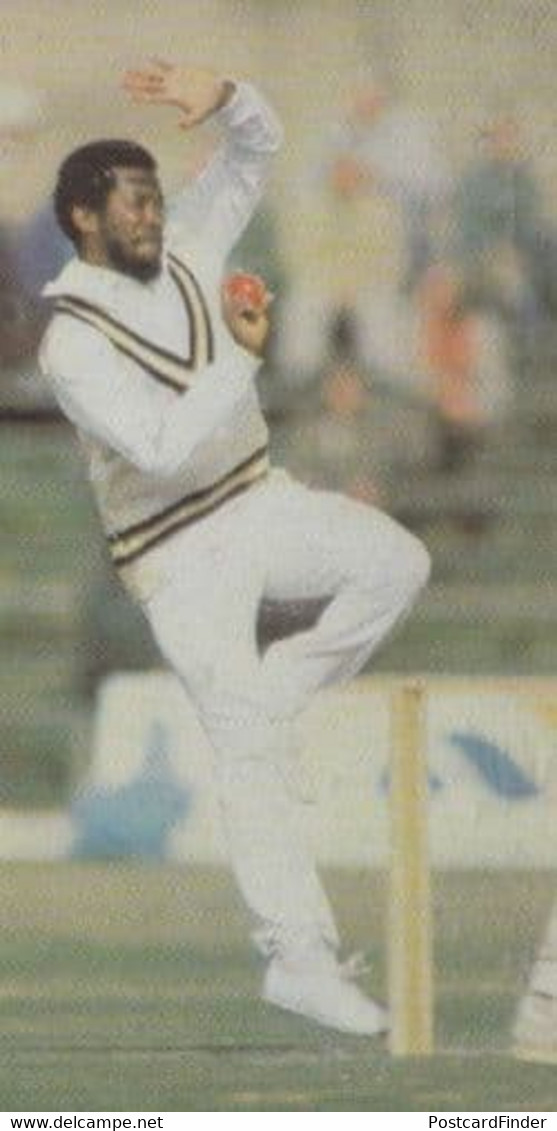 Malcolm Marshall Worlds Greatest Cricketer Rare Photo Collectors Cigarette Card - Cricket