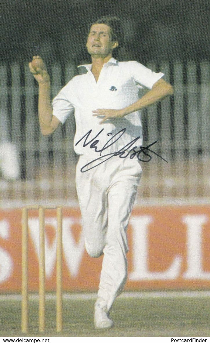 Neil Foster Essex Cricket Hand Signed Limited Edition Photo Postcard - Cricket