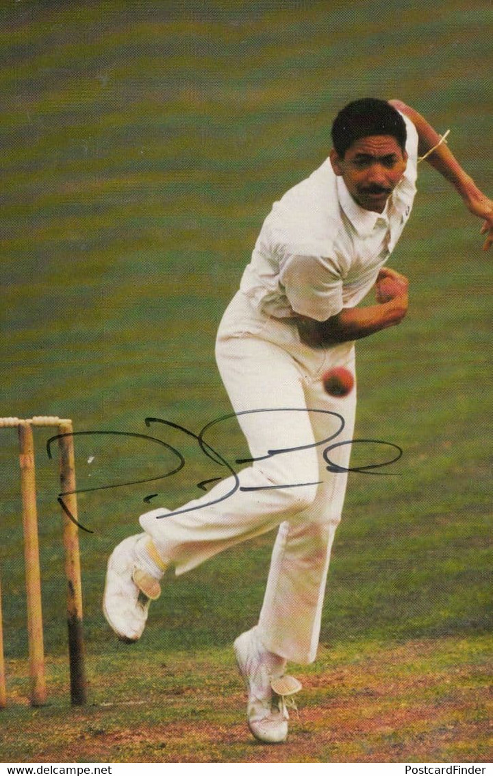 Philip De Freitas Leicester Cricket Hand Signed Limited Edition Photo Postcard - Cricket