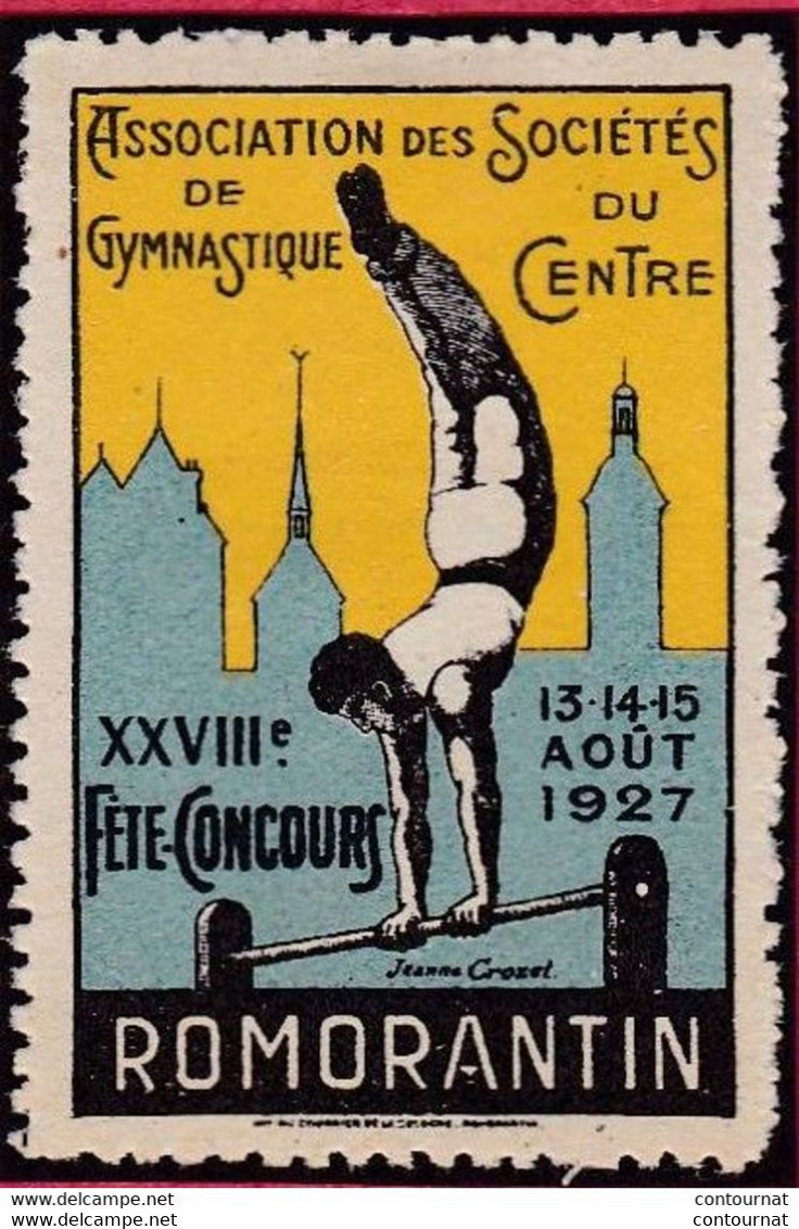 VIGNETTE  48 é Fête Fédérale De GYMNASTIQUE LYON Pentecôte 1926 - T43 - Sport