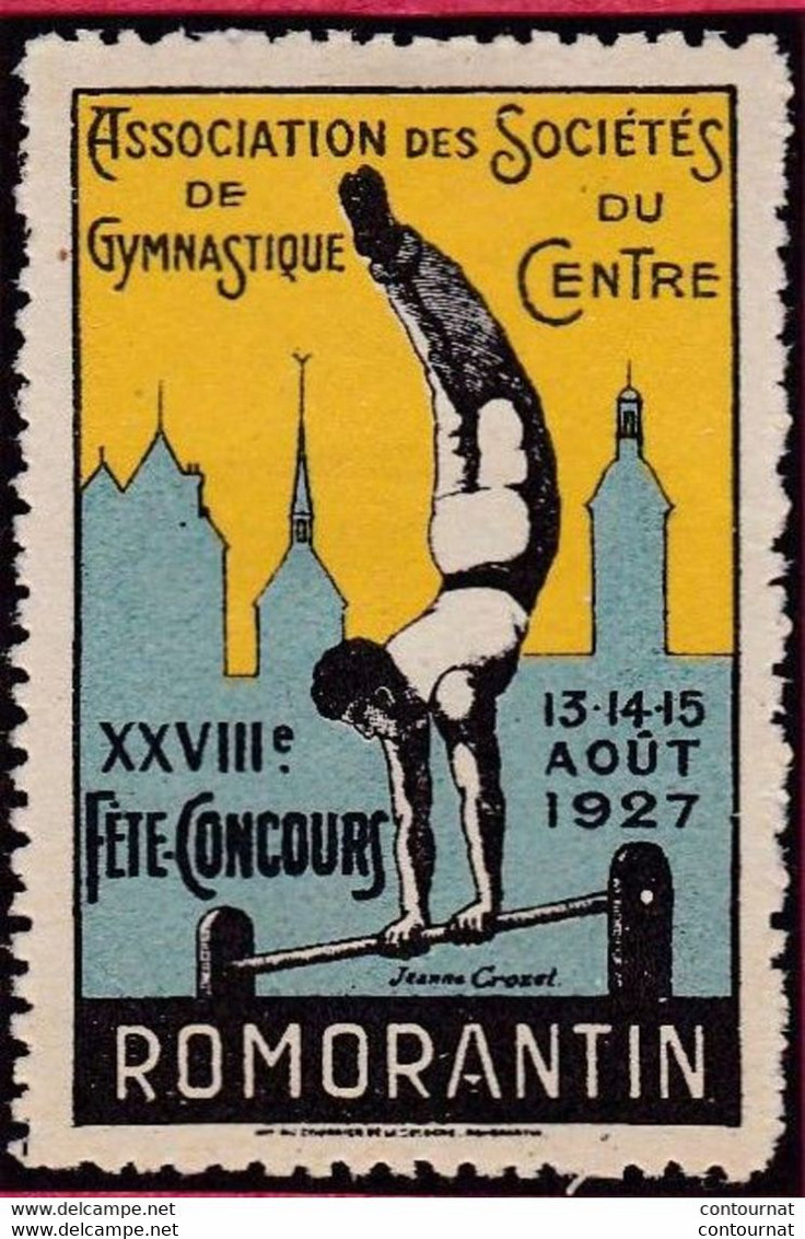 VIGNETTE  48 é Fête Fédérale De GYMNASTIQUE LYON Pentecôte 1926 - T43 - Sports