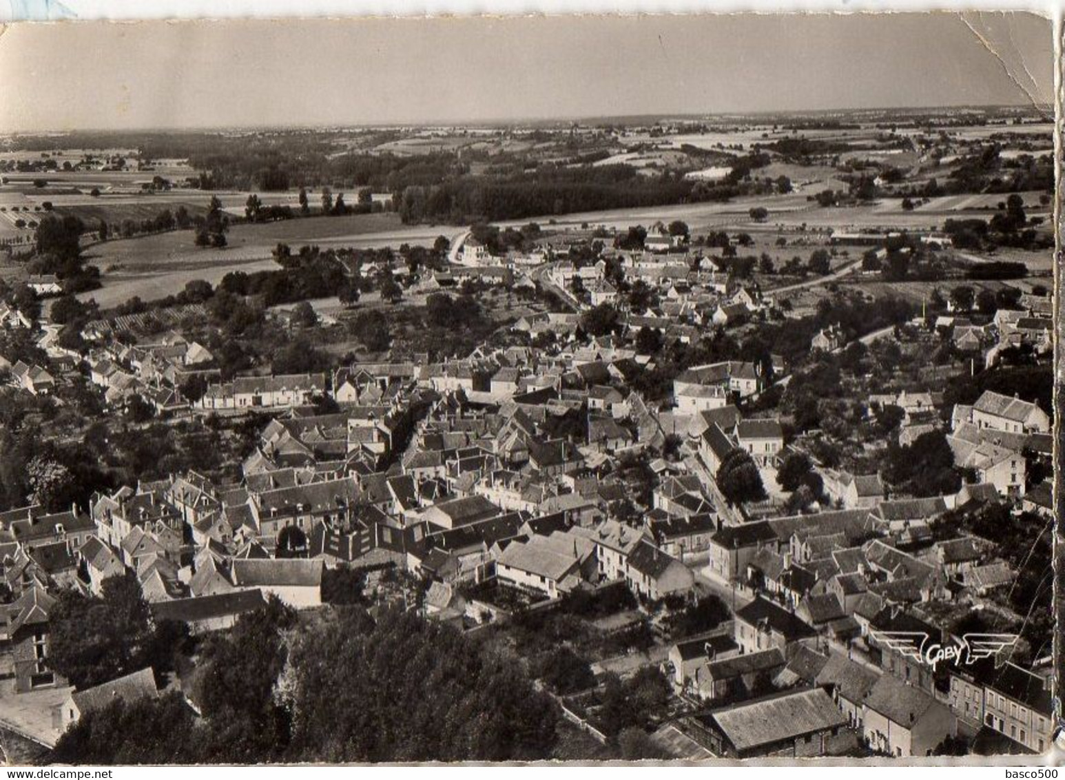 1956 GRACAY - Vue Aérienne Du BOURG - Graçay