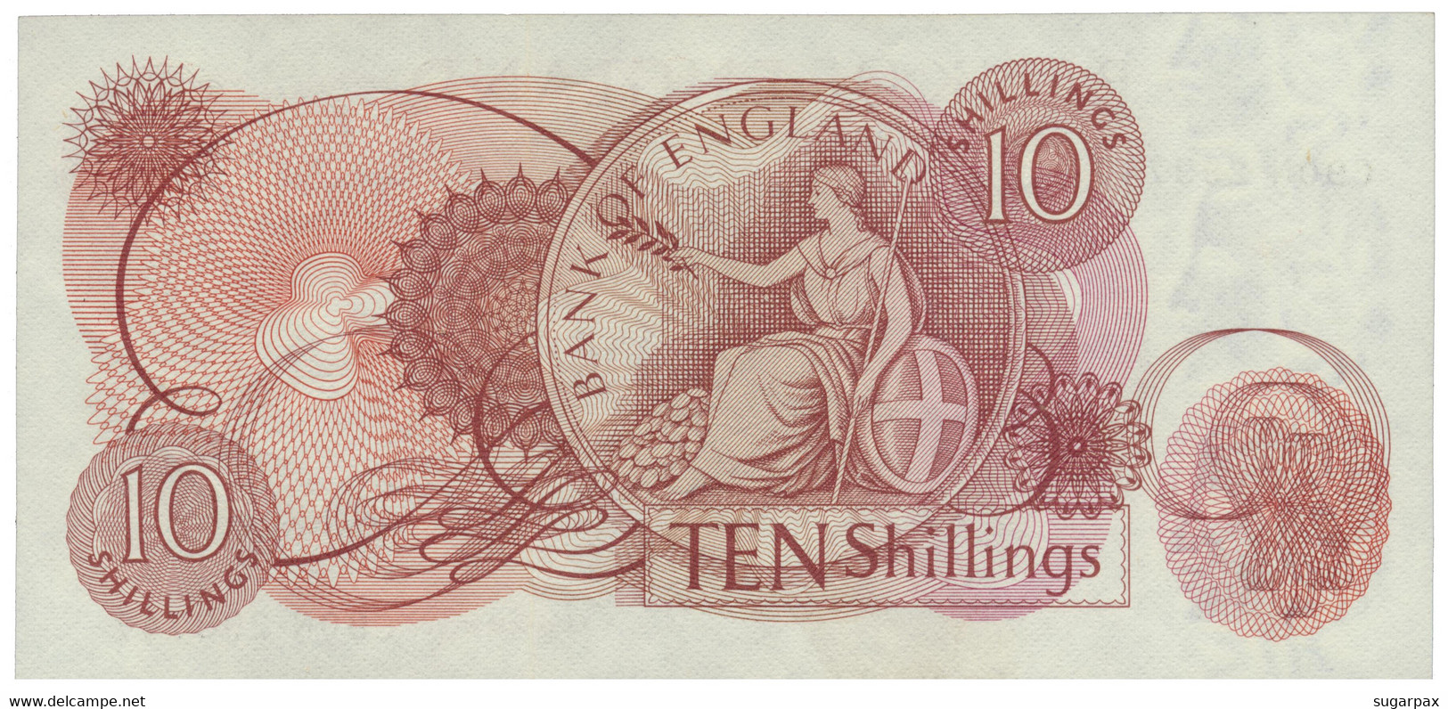 Great Britain - 10 Shillings - ND ( 1966 - 1970 ) - Pick 373.c - Serie C 90 N - England, United Kingdom - 10 Shillings