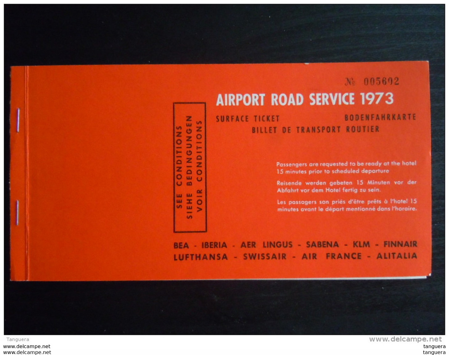 Timetable Airport Road Service 1973 Costa Brava & Costa Dorada Departures Horaires Des Bus Pour L'aeroport - Timetables