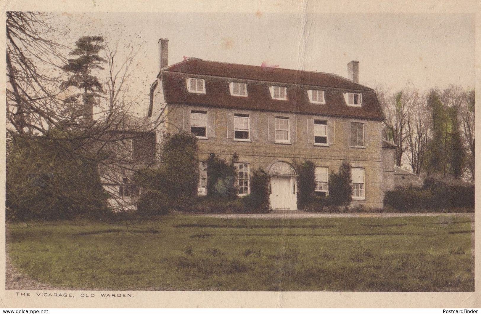 The Vicarage Old Warden Bedfordshire Old Postcard - Sonstige & Ohne Zuordnung