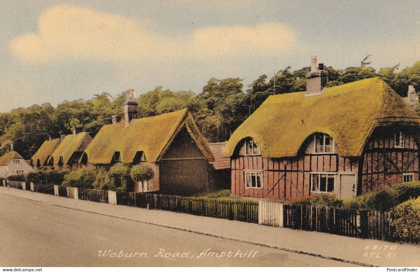 Woburn Road Ampthill Bedfordshire 1960s Postcard - Other & Unclassified