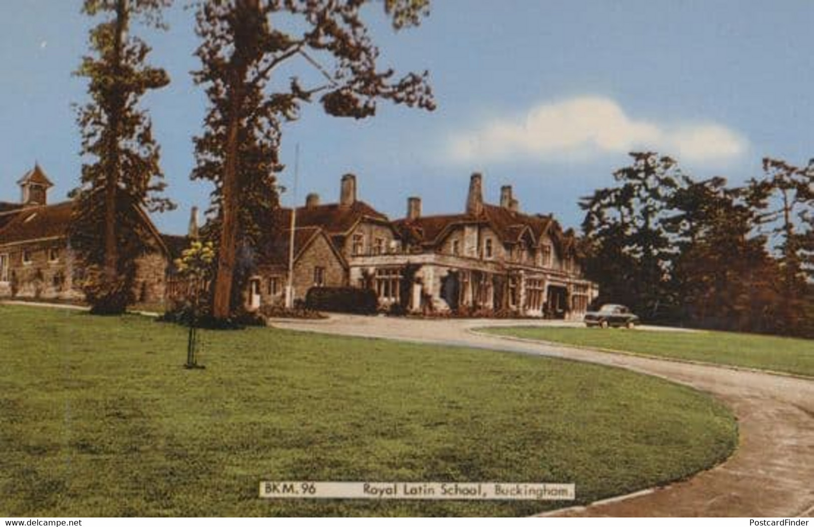 Royal Latin School Buckingham Postcard - Buckinghamshire