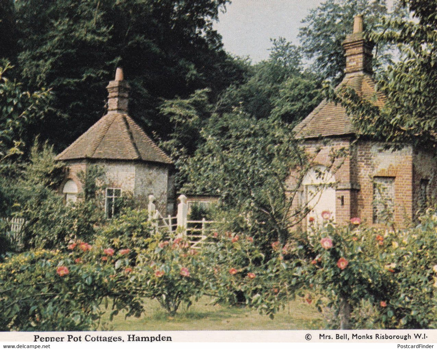 Pepper Pot Cottages Hampden Bucks Rare Postcard - Buckinghamshire