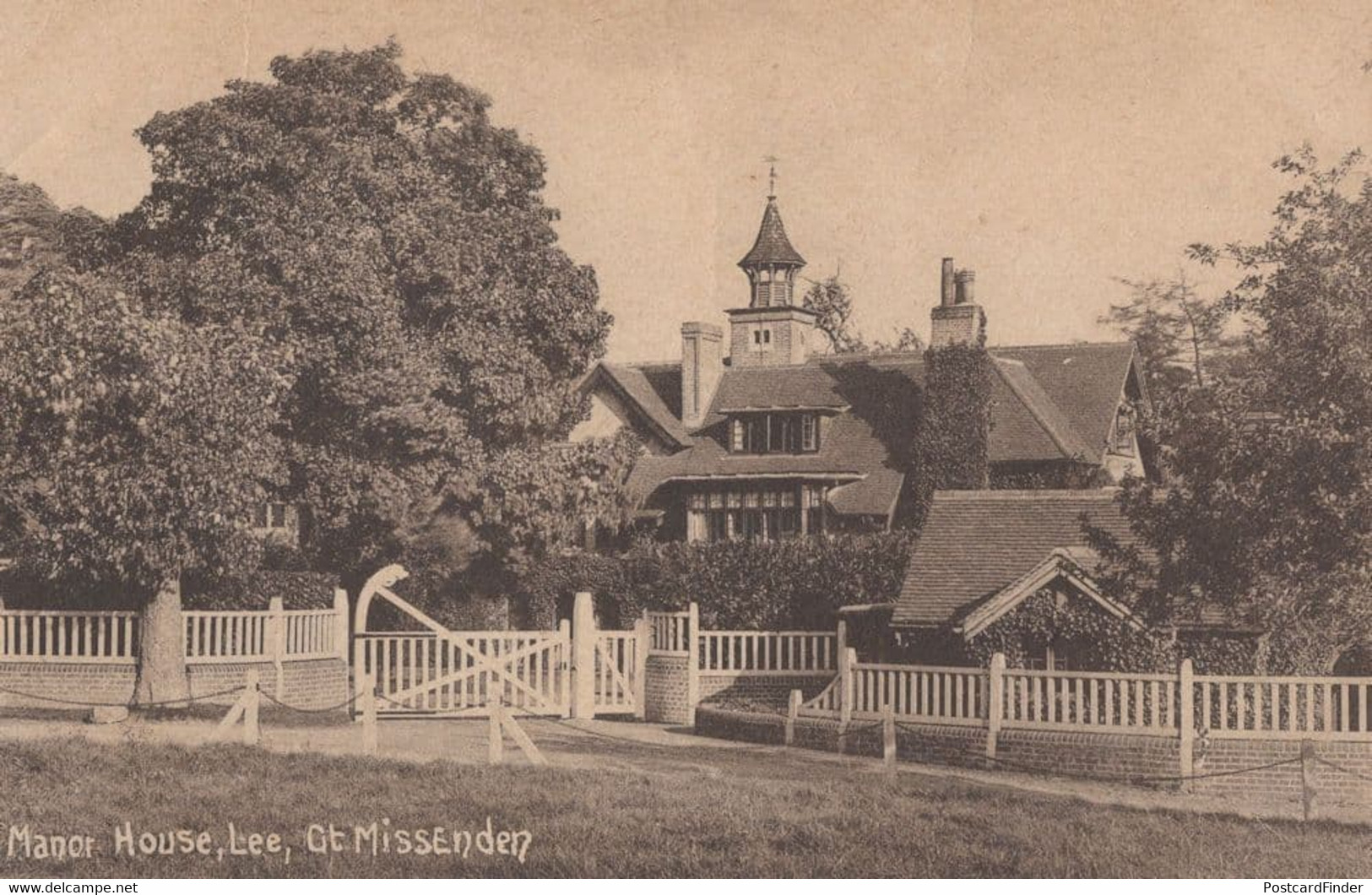 Manor House Lee Great Missenden Old Bucks Postcard - Buckinghamshire