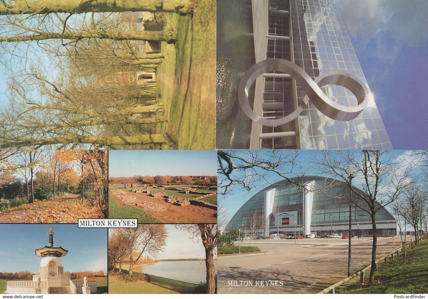 XScape Pleasure Dome The Octo Cinema 4x Milton Keynes Postcard S - Buckinghamshire