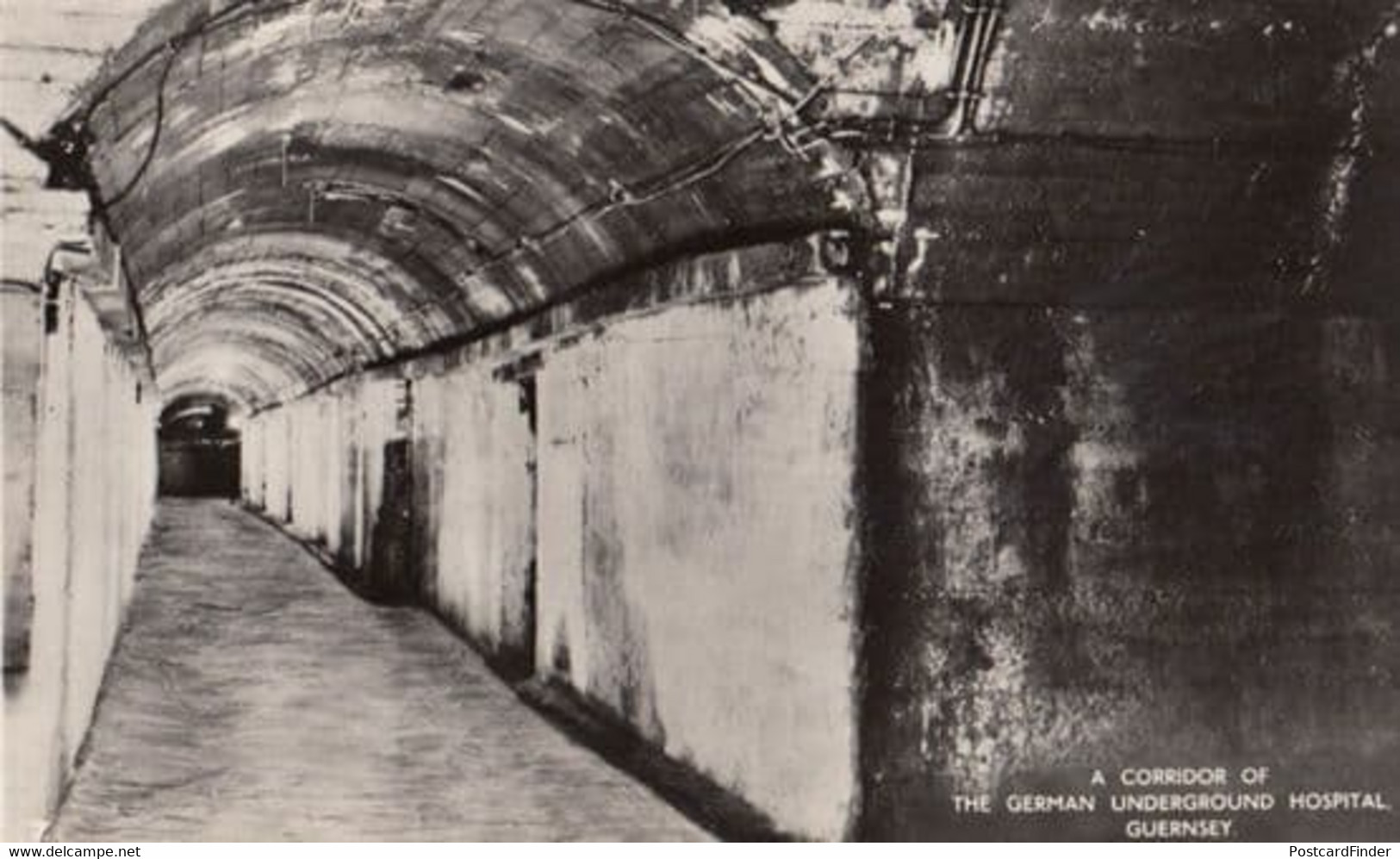 A Corridor Of The German Underground Hospital Guernsey Postcard - Other & Unclassified