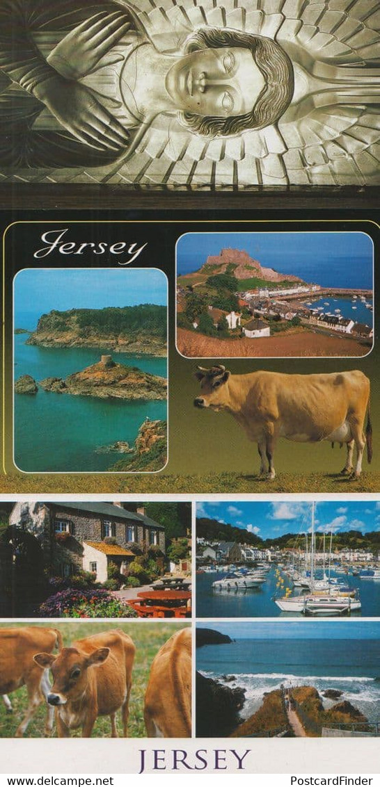 Lalique Glass Angel Jersey Millbrook Cattle 3x Postcard S - Otros & Sin Clasificación
