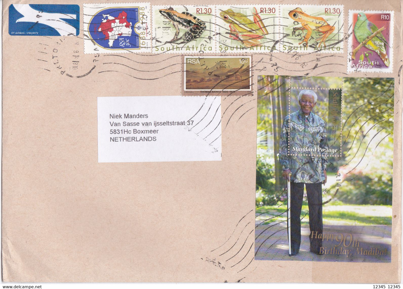 Zuid Afrika 2008?, Letter To Netherland - Storia Postale