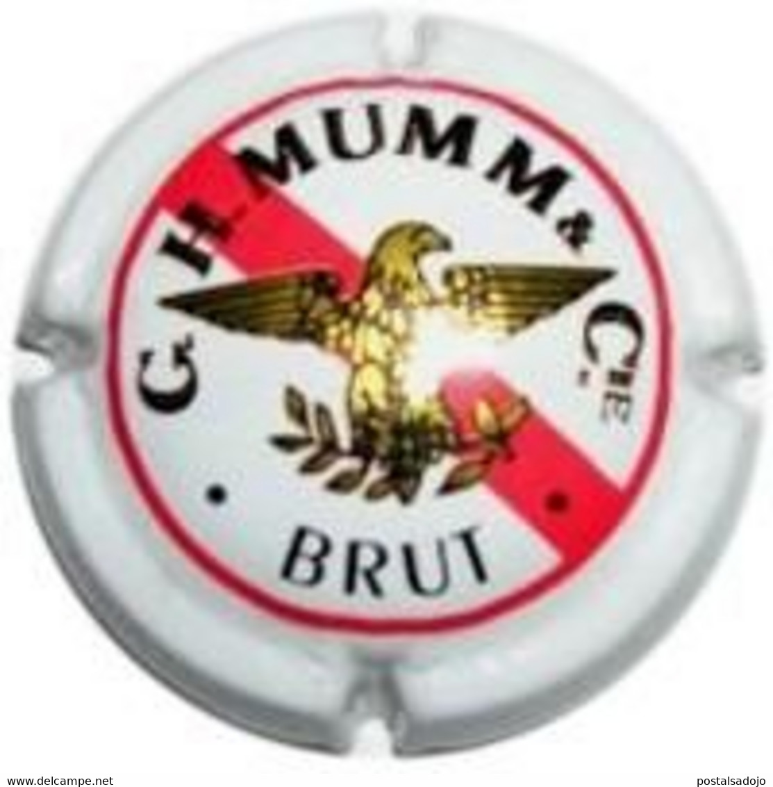 (8) PLACA. CAPSULE CHAMPAGNE ... G. H. MUMM & CIE  BRUT .. LAMBERT 102 - Mumm GH Et Cie