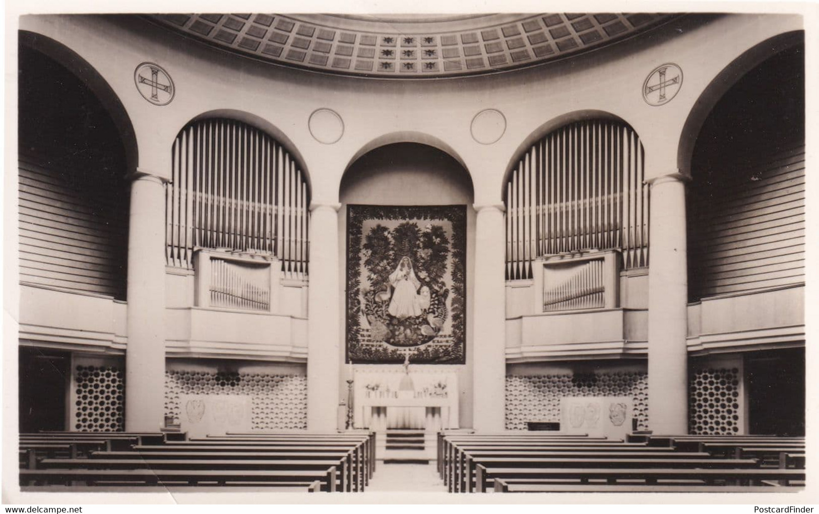 Notre Dame De France Leicester Square Real Photo Organ Postcard - Other & Unclassified