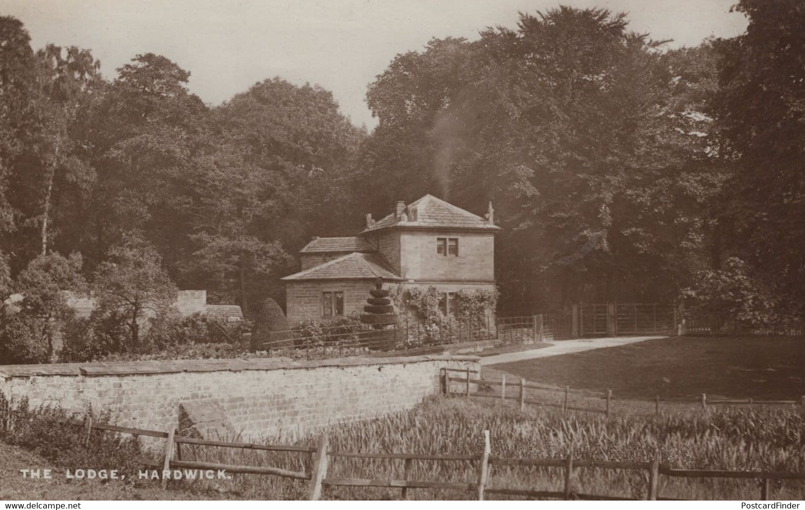 Hardwick Lodge Leicester Farm WW1 1918 Real Photo Postcard - Andere & Zonder Classificatie