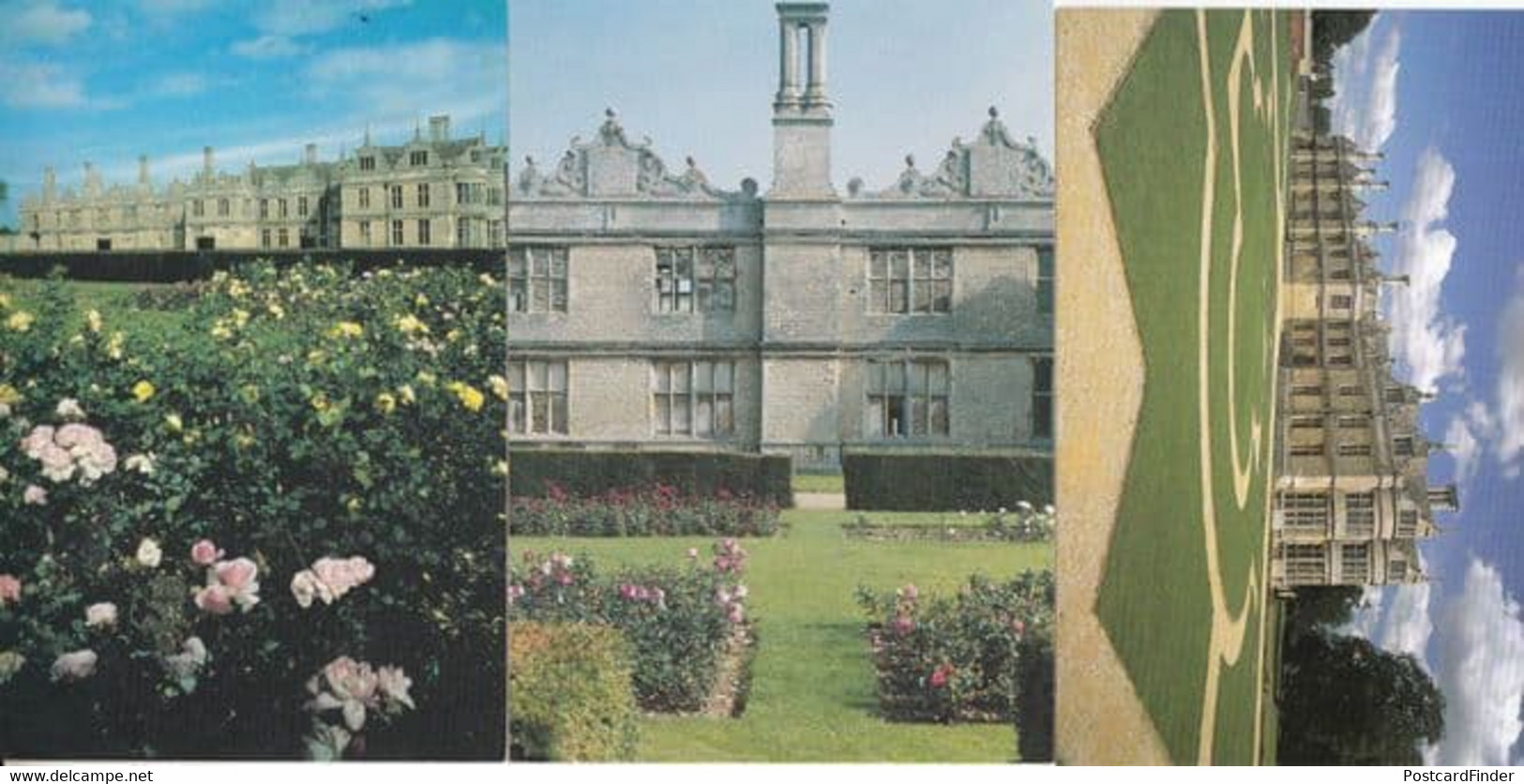 Kirby Hall Northampton 3x Postcard - Northamptonshire