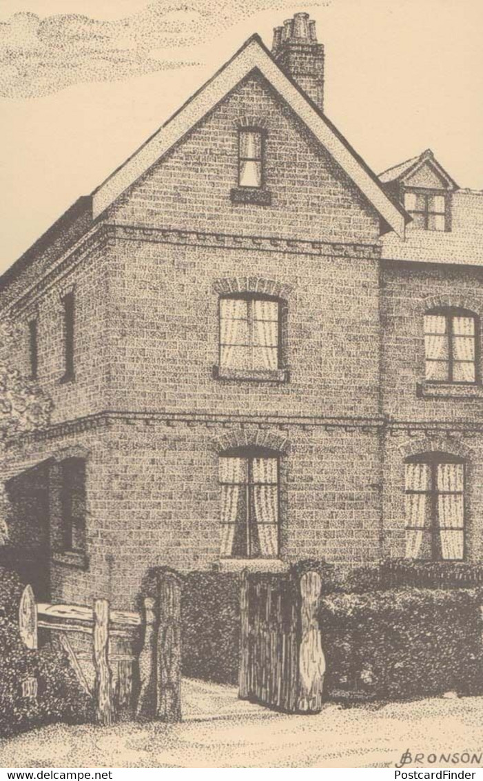 Eastwood Breach Nottingham DH Lawrence Home Corner House Art Vintage Postcard - Other & Unclassified