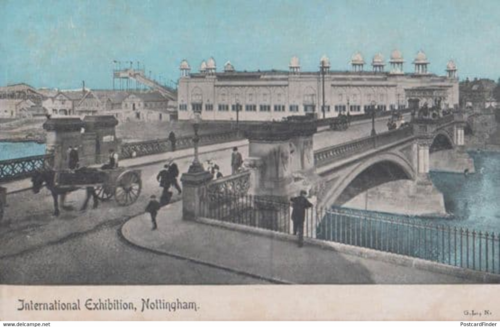 Nottingham Interntional Exhibition Antique Postcard - Otros & Sin Clasificación