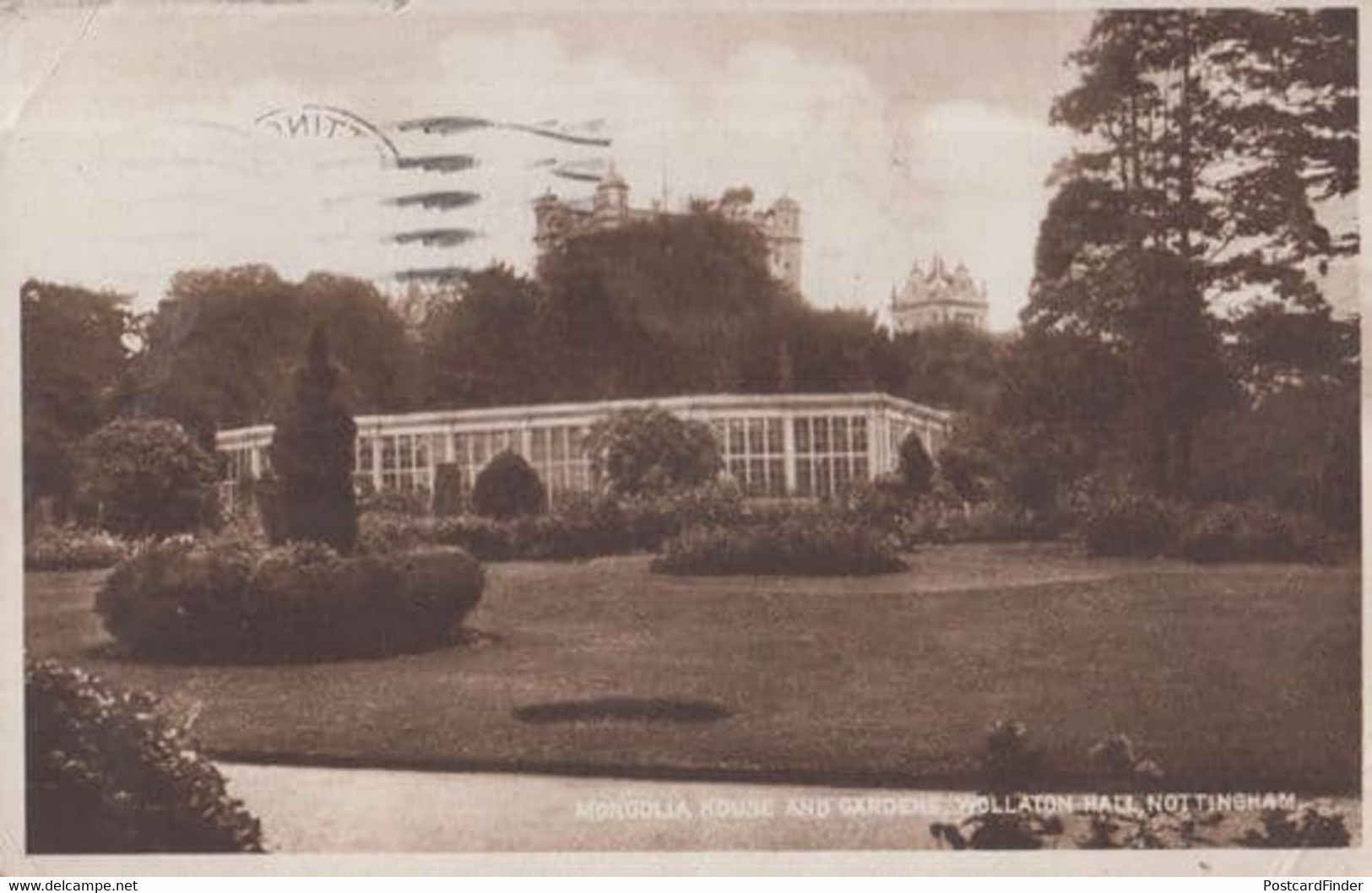 Nottingham Mongolia House Wollaton Hall Antique Postcard - Other & Unclassified