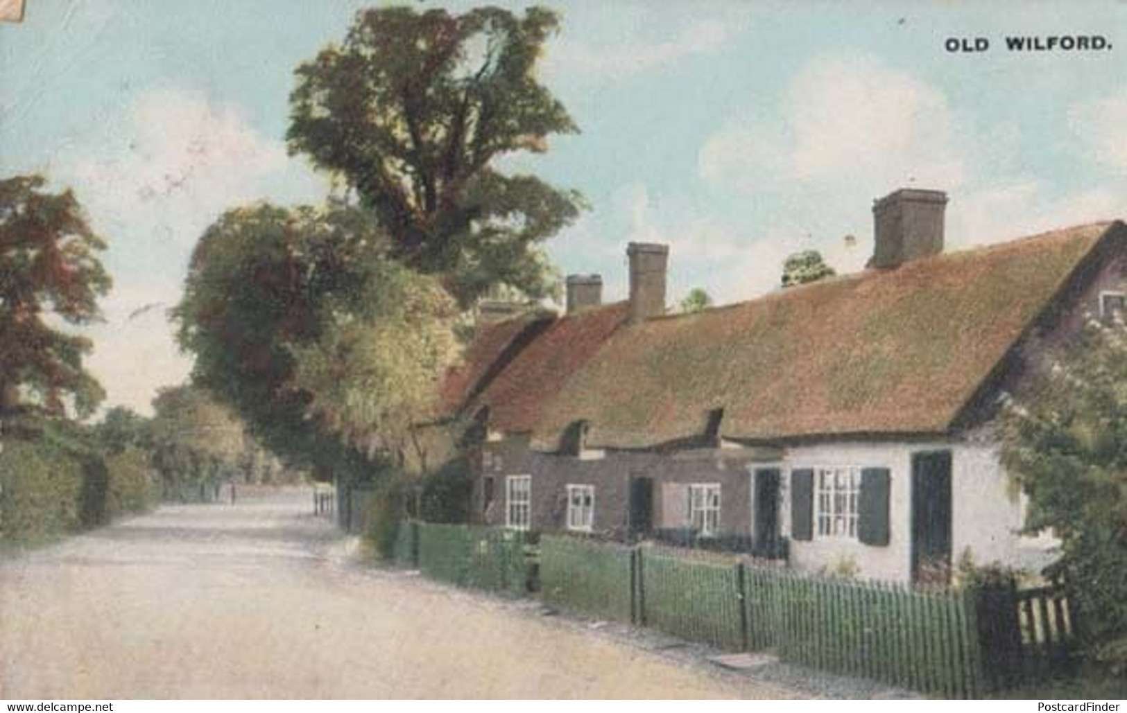 Old Wilford Nottingham Village Thatched Cottage Bungalow Antique Postcard - Other & Unclassified