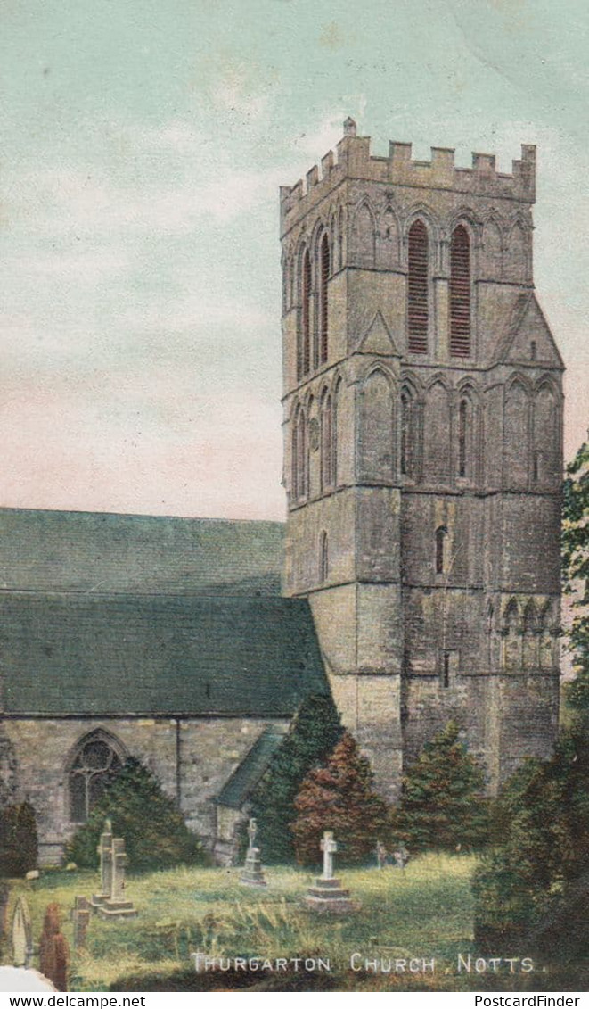 Thurgarton Church Nottingham Antique Postcard - Autres & Non Classés