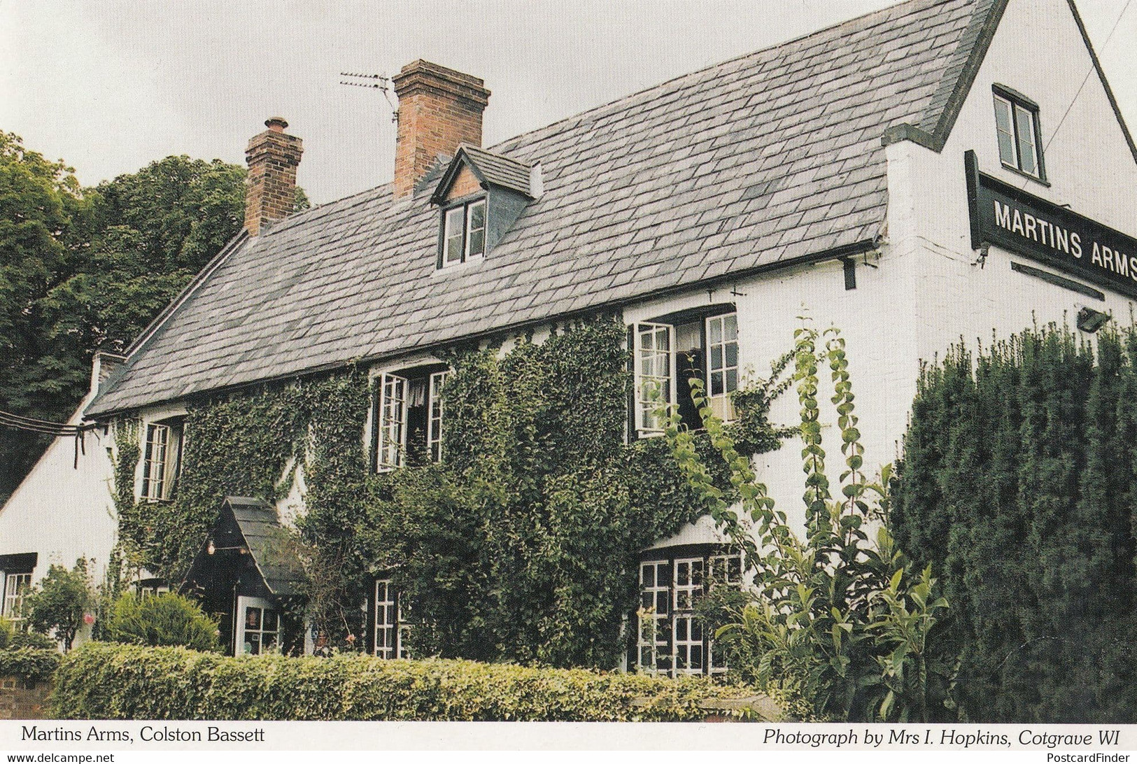 The Martins Arms Colston Bassett Nottingham Postcard - Otros & Sin Clasificación