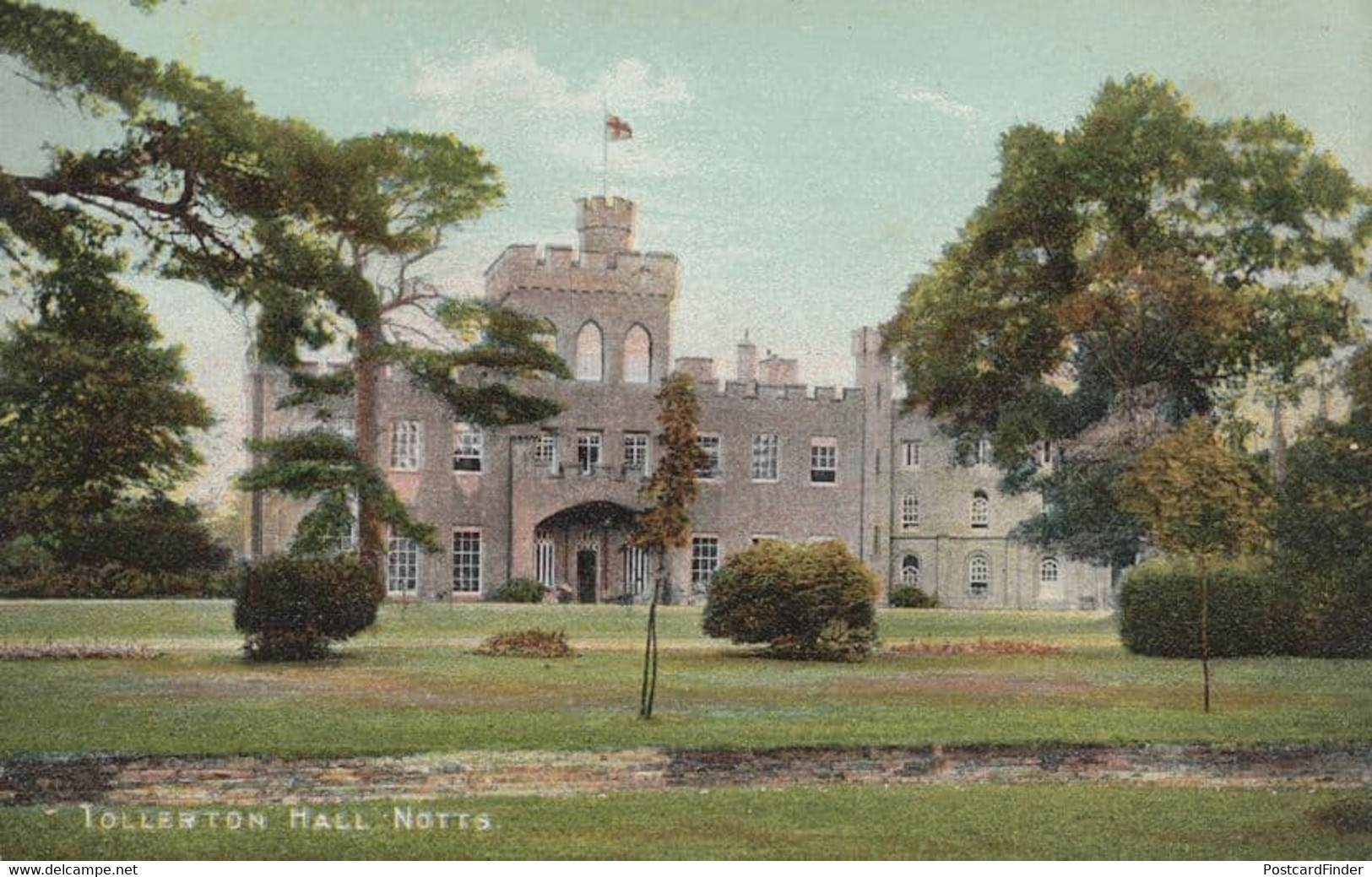 Tollerton Hall Nottingham Old Postcard - Other & Unclassified