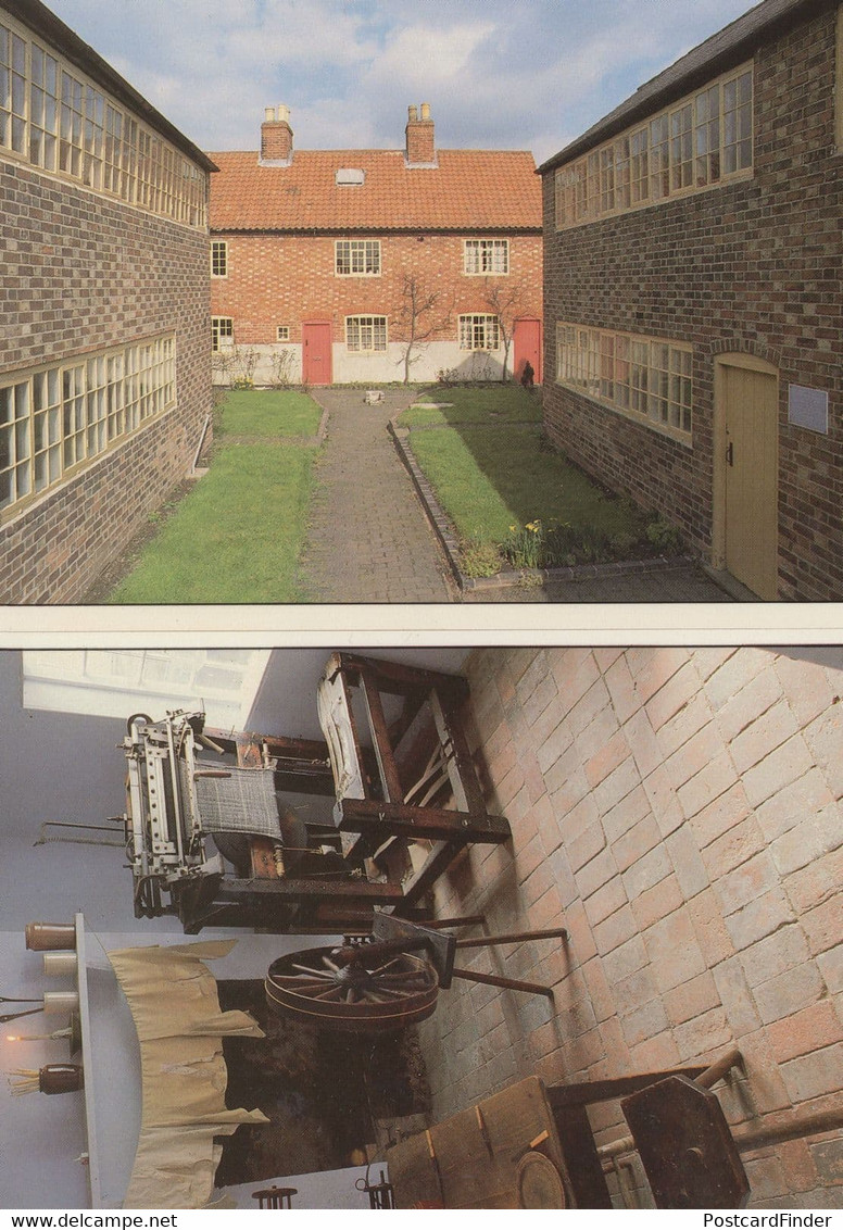 Victorian Knitters Cottage Ruddington Knitters Museum 2x Postcard S - Autres & Non Classés