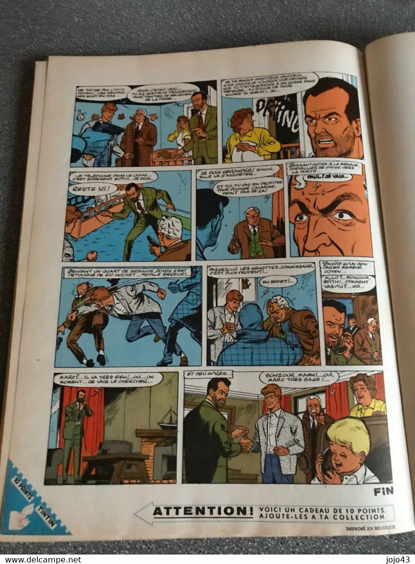 BD Ric Hochet ...traquenard au Havre et signé Caméléon 2  enquêtes version originale